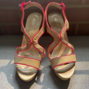 Aldo hight heels sandals.